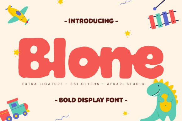 Blone: A Bold Display Font for High-Impact Visual Communication