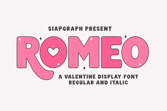Bring Your Designs to Life with Romeo: The Perfect Valentine Display Font
