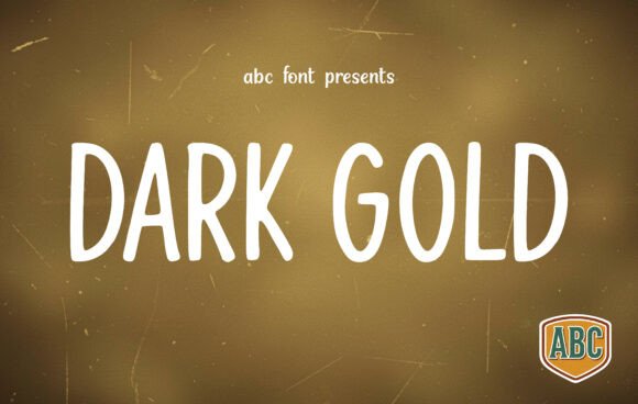 Dark Gold: Mastering the Tall and Narrow Display Typeface