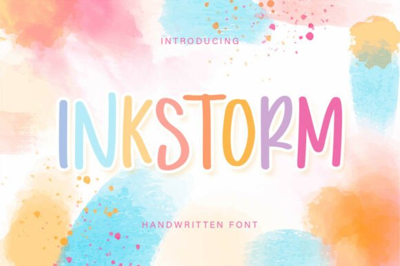 Discover the Artistic Elegance of Inkstorm Font