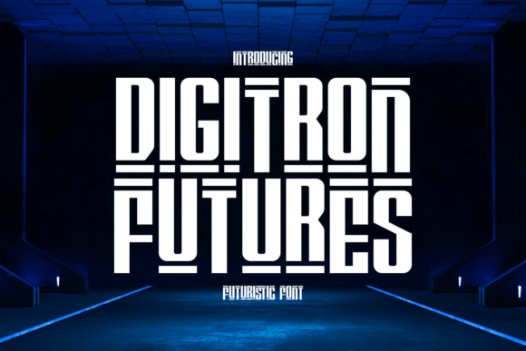 Discover the Bold and Futuristic Digitron Futures Font