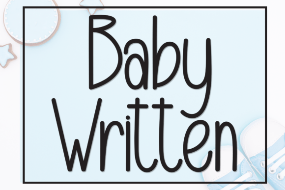 Discover the Charm of Baby Written: A Handwritten Font for Every Creative Need