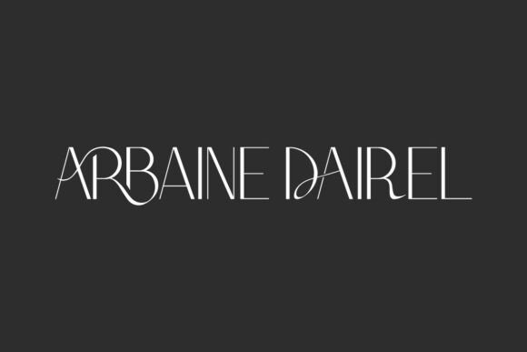 Discovering the Elegance of Arbaine Dairel: A Versatile Sans-Serif Font