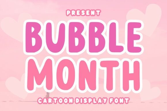 Embrace the Charm of Bubble Month: A Playful Font for Creative Projects
