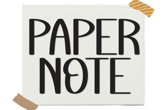 Embrace the Charm of Paper Note: A Handwritten Font for Modern Creativity