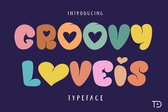 Embrace the Festive Spirit with Groovy Loveis: A Charming Valentine Display Font