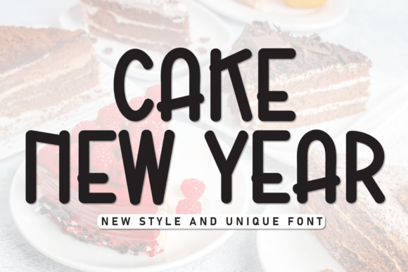 Enhance Your Brand with Cake New Year Font