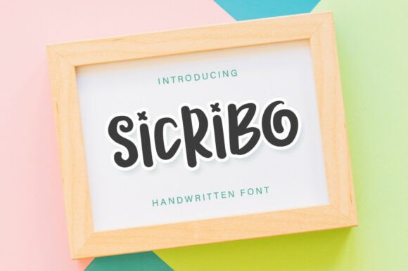 Enhance Your Creative Projects with the Versatile Sicribo Handwritten Font