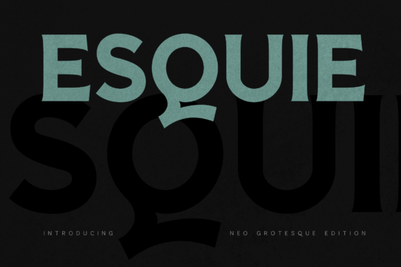 Esquie Neo Grotesque: Bold Clarity for Modern Design