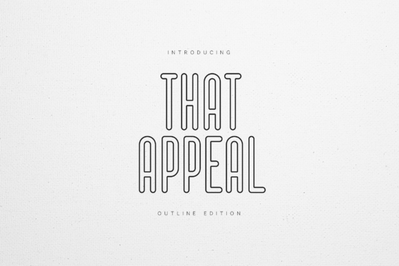 Evaluating That Appeal Outline for Retro Display Typography