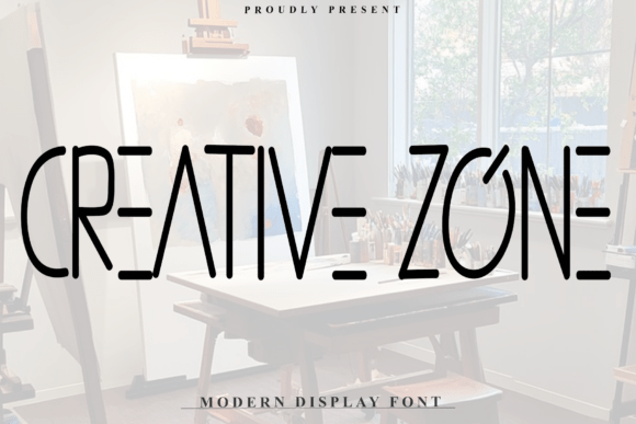 Exploring Creative Zone: A Modern and Technical Display Font