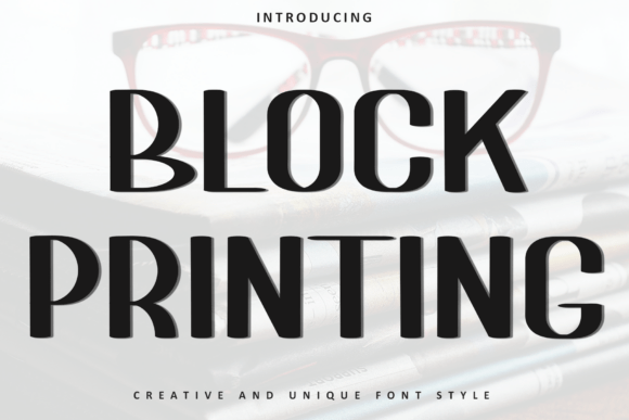 Exploring the Enchantment of Block Printing: A Festive and Merry Typeface