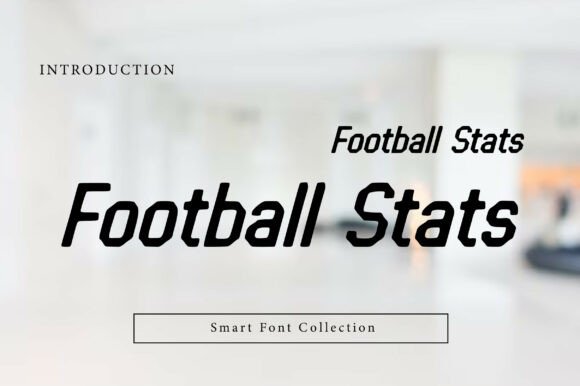 Football Stats: The Perfect Font for Your Sporty Designs