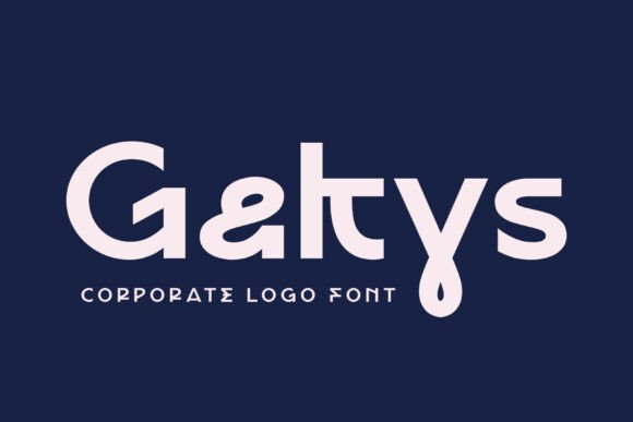 Gakys: Modern Corporate Logo Font