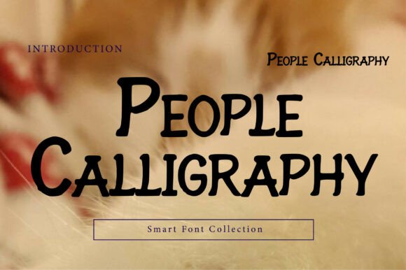 People Calligraphy: Adding Human Warmth to Digital Design
