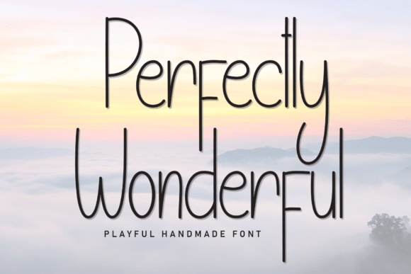Perfectly Wonderful: A Sleek and Minimalist Display Font