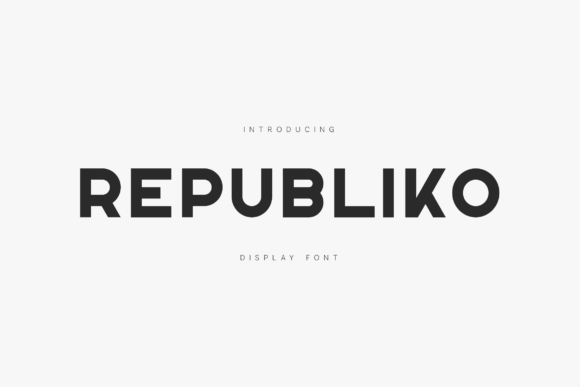 Republiko: A Modern Sans-Serif for Bold Impact