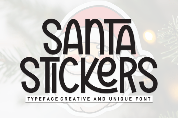 Santa Stickers: Elevating Holiday Design with Handwritten Elegance