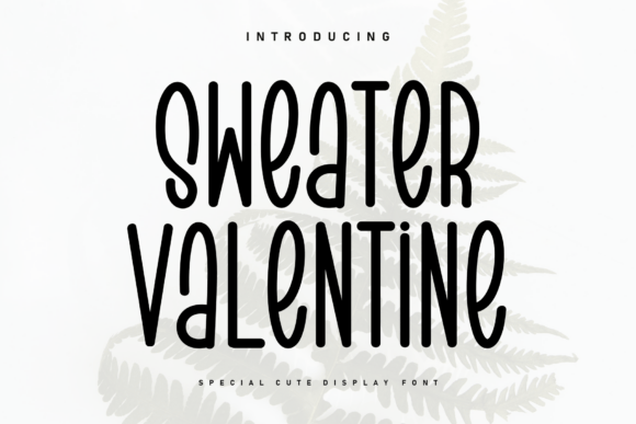 Sweater Valentine: Handwritten Font for Authentic Design