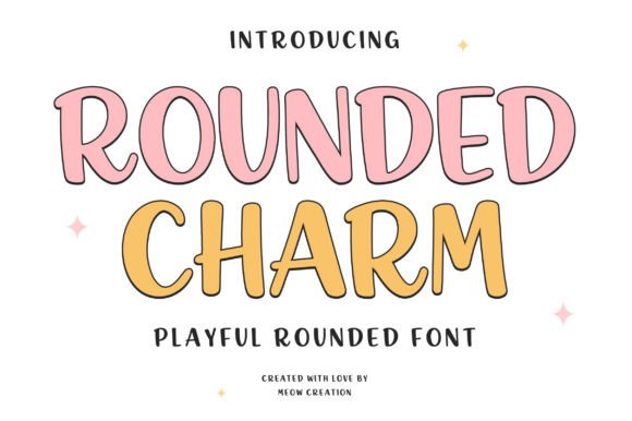 Unleash Creativity with Rounded Charm Font