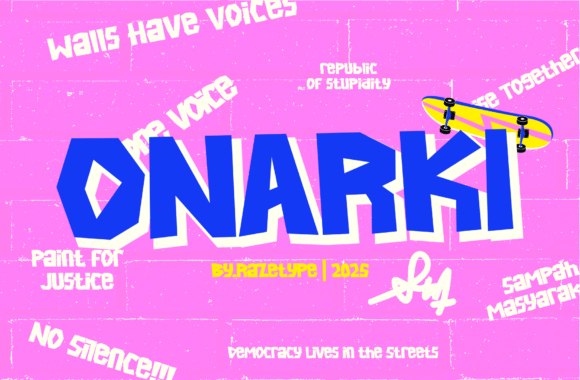 Unleash Urban Energy with Onarki Font