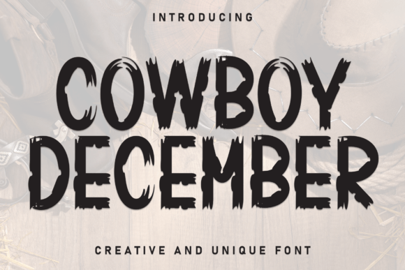 Unveiling Cowboy December: A Font of Radiant Charm